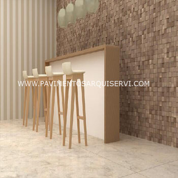 Revestimiento Pared madera Hamburg Claro